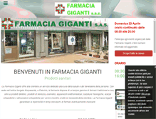 Tablet Screenshot of farmaciagiganti.com